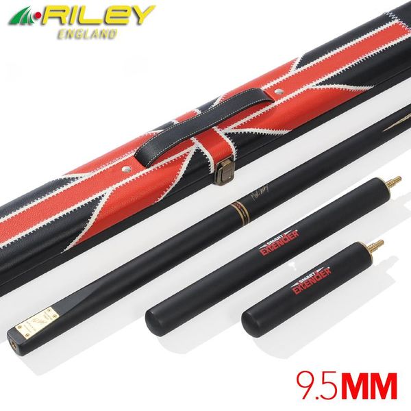 

rsc-5xh snooker cue billiard 9.5mm tip with 2 high-quality extensions 3/4 split professional billiar case mark selby cues