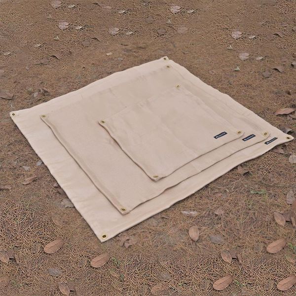 

outdoor pads camping barbecue fireproof cloth mat resistant to high temperature glass fiber blanket flame retardant