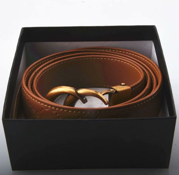 Cinture Cintura da donna da uomo Fibbia ad ago casual 20 Colori Stile moda Larghezza 3,8 cm Cinturino da lavoro casual di alta qualità Ceinture con scatola