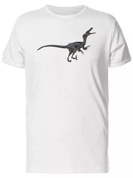 

big velociraptor men's tee -image by shutterstock, White;black