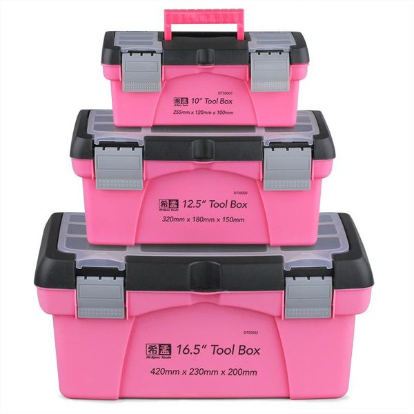 

storage bags gift toolbox children's art pink portable box household