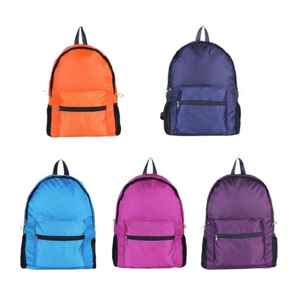 

outdoor foldable waterproof bag nylon softback backpack huge capacity for hiking cycling portable quick dry h2 bags