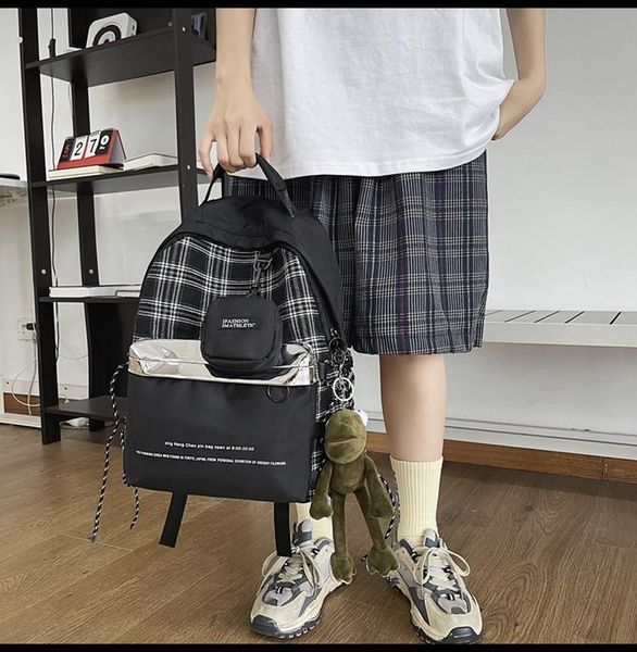 

backpack ytx1971 korean style solid color for college students, original niche summer