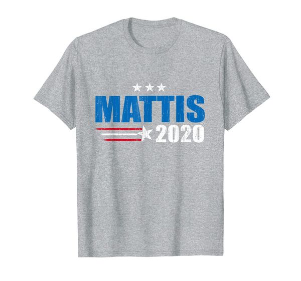 

mattis 2020 for president mad dog military gifts t-shirt, White;black