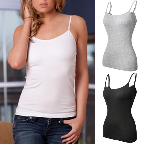 

women's shapers comfort devotion shapewear strap camisole casual tank, Black;white