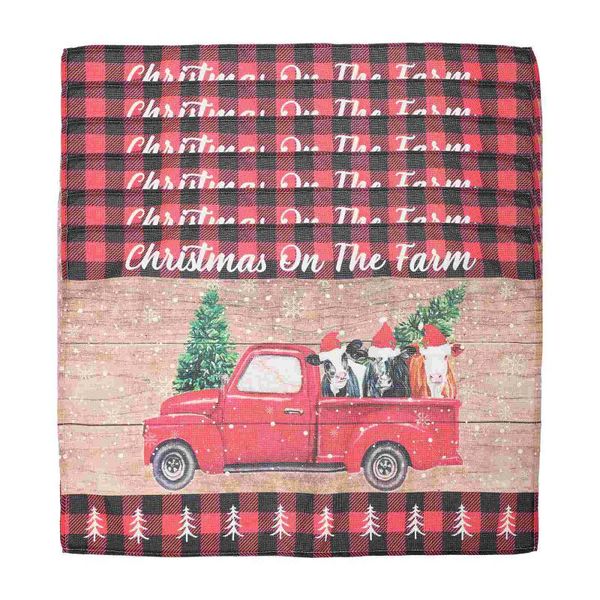 

mats & pads 6pcs heat insulation christmas tableware decorative non-skid cup (red)