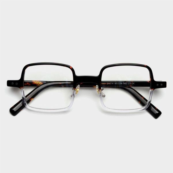 

fashion sunglasses frames vintage square upscale acetate optical glasses men women computer eyeglasses 50693, Black