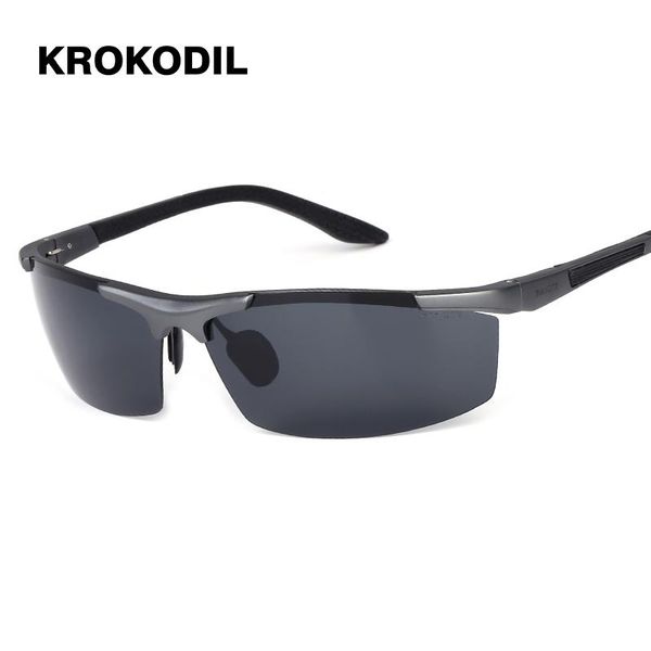 

sunglasses aluminum women men brand designer rimless polarized sun glasses oculos lunette de sol feminino masculino gafas 2282, White;black