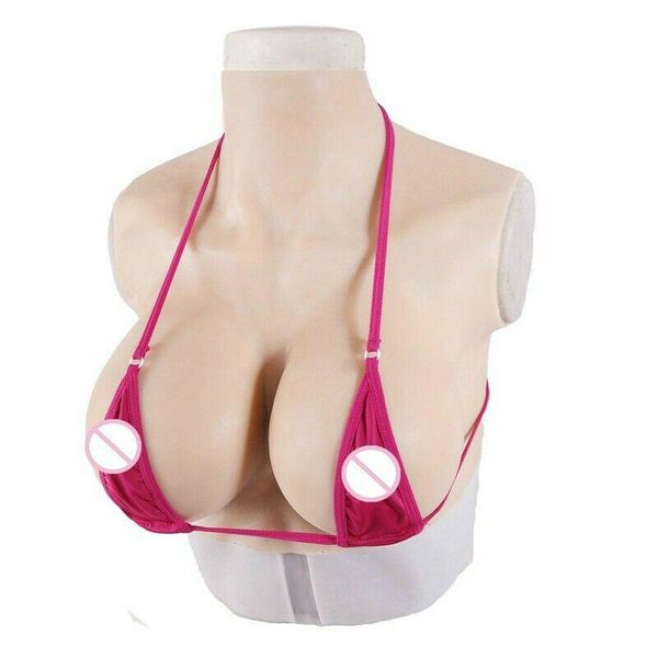 

women's shapers silicone fake breast form realistic soft boobs bionic skin crossdresser transgender queen transvestite mastectom, Black;white
