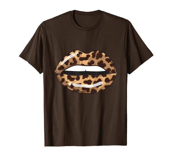 

Leopard Lips Fashion Lip Art Design Print Gift T-Shirt, Mainly pictures