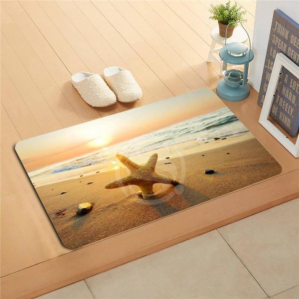 

carpets v&17 custom the beach sea shells doormat home decor door mat floor bath mats foot pad l7.11#h17