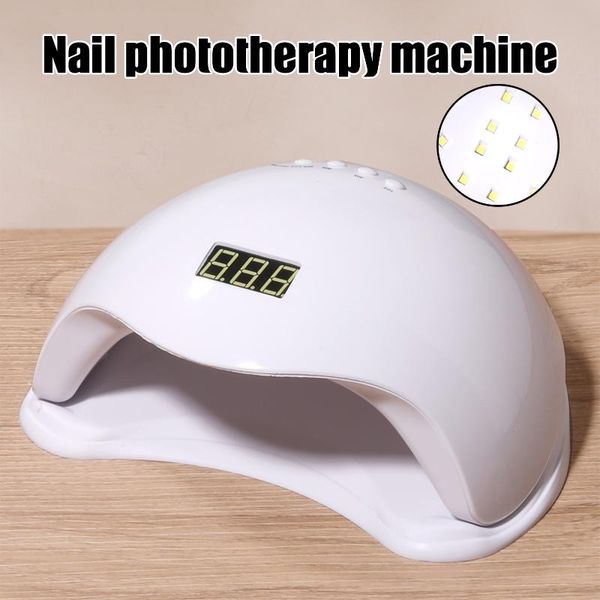 

nail dryers uv led nails lamp with lcd display & 4 levels adjustable 48w usb gel polish smart manicure device for diy beauty tu45889