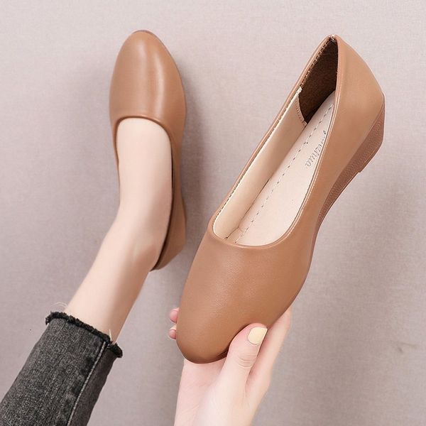 

sandals spring autumn women flats shoes sneakers woman lace-up casual leather ladies lightweight breathable flat 2021 jnh0, Black