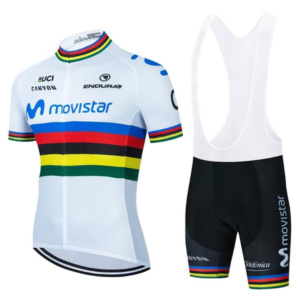 

racing sets 2021professional team cycling jersey set bib summer men's short-sleeved mountain bike gel pad shorts, Black;blue