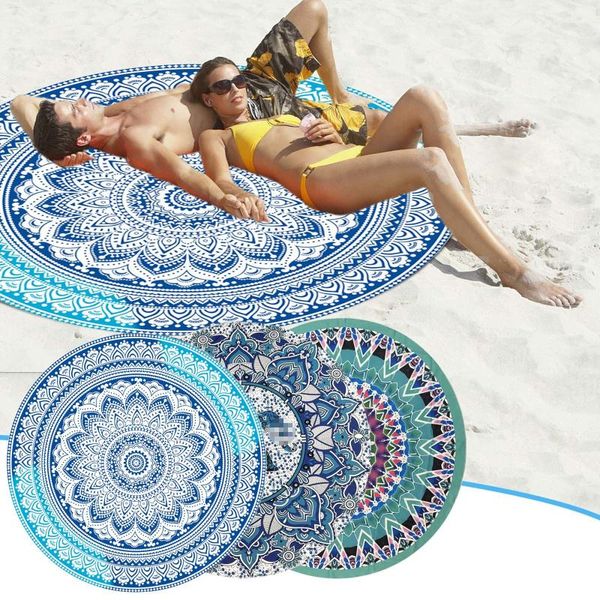 

outdoor pads bohemian beach blanket super soft absorbent novelty picnic mat towel suitable camping tent portable travel mats