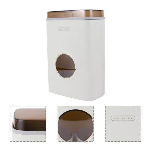 

hooks & rails 1pc household wall mounted cup holder paper dispenser hanging case