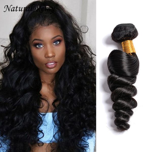 

loose wave 9a 100% brazilian human hair 3 bundles natural color 8-28inch, Black