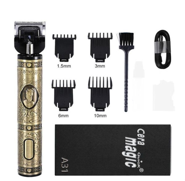 

hair clippers electric clipper men usb rechargeable low noise trimmer cutting machine beard shaver trimer barber shaving 2021