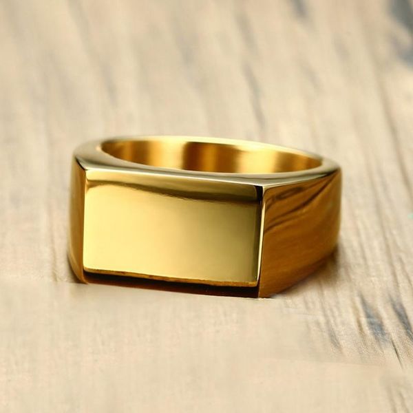 

wedding rings 316l stainless steel gold polished party gift unisex's mens womens jewelry us size 8-12 wholesale, Slivery;golden