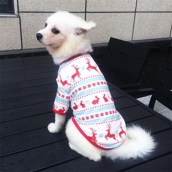 

dog apparel christmas pet clothes for puppy clothing winter warm cats jacket coat hoodies costume santa sweatshirt #g3