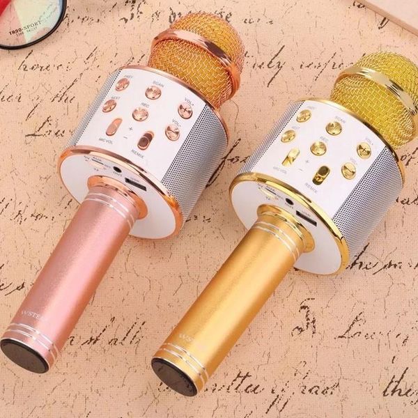 

wireless bluetooth microphone professional condenser karaoke mic handheld mobile phone studio recording recorder microphones