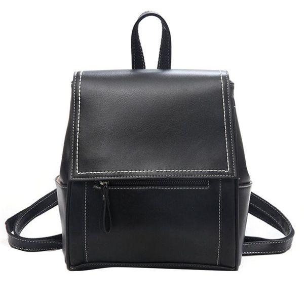 

backpack korean style women leather multi-purpose fashion simple