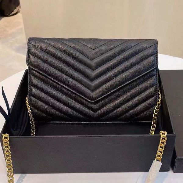 

2021 new style shoulder bag pu leather ladies handbag woc fashion chain women's messenger bags wallet