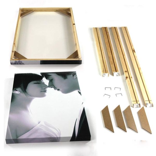 

frames natural wood frame for wall canvas oil painting large size diy picture poster po fame cadre murale