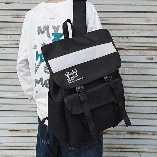 

backpack men nylon large capacity high college students school bags for teen bag pack patchwork waterproof backbag