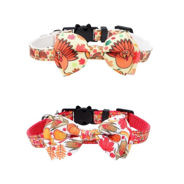 

cat collars & leads 2pcs adjustable dog bow tie fashion pet collar decor accessories