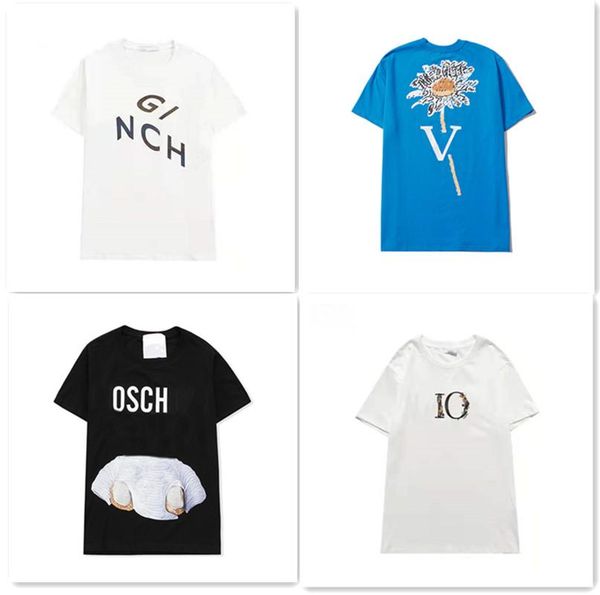 

men's t-shirts fashion brief designer clothes streetwear men summer 2021 sport short sleeves cotton, White;black