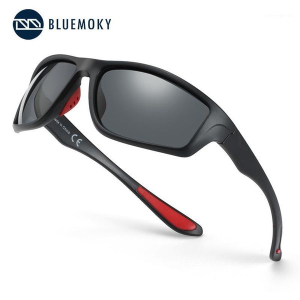 

sunglasses bluemoky polarized men square driving outdoor sport sun glasses uv 400 hd goggles yellow lenses night vision eyewear, White;black