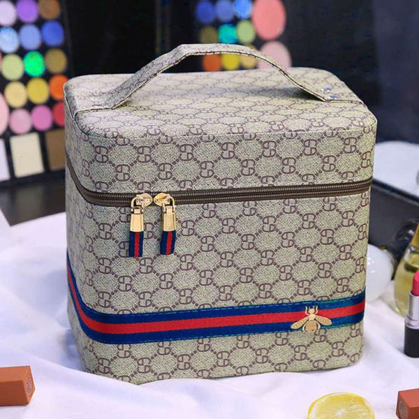 

designer cosmetic bagkorean plaid pu cosmetic bag travel small portable box storage