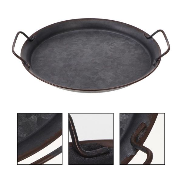 

dishes & plates 1pc household storage tray serving jewelry (black)