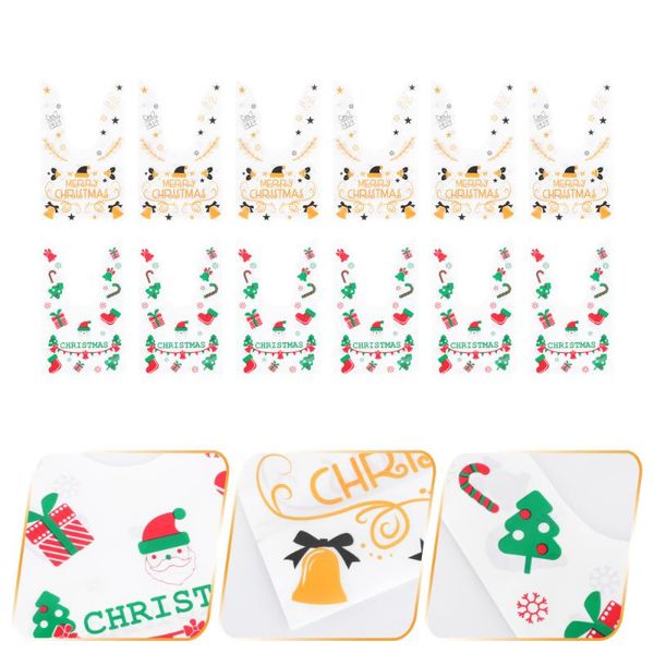 

gift wrap 100pcs christmas bags set baking dessert supplies