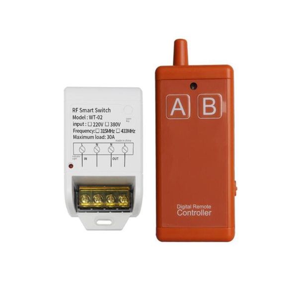 

remote controlers 433mhz ac220v 30a rerey 1 channel specially designed for water pump controller switch transmitter usb rechargeable