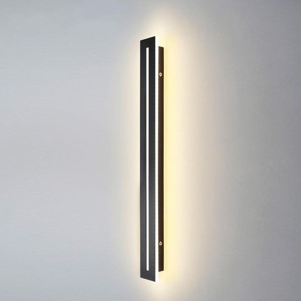 

wall lamp simplicity led line modern bedroom living room background decor restaurant bar long strip lights