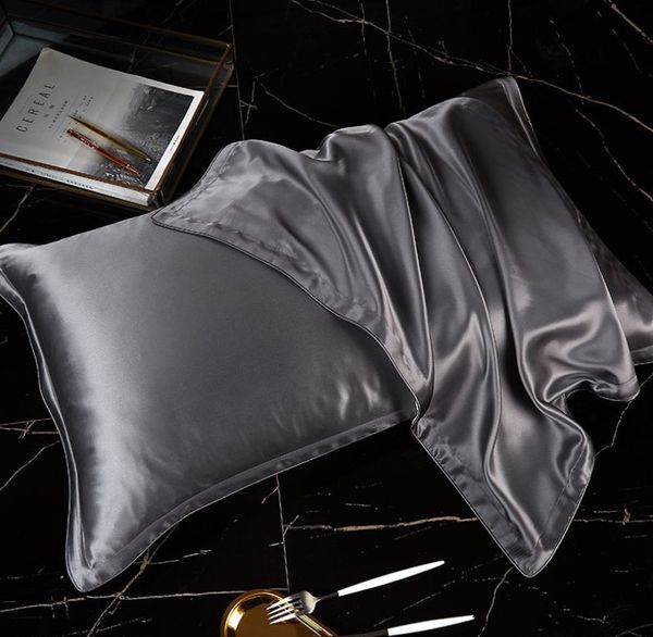 O último caso de travesseiro 74x48cm, seleção de estilo de cor sólida de seda de beleza seleção de cor sólida, alimentação de mobiliário em casa de textura, suporte logotipo personalizado