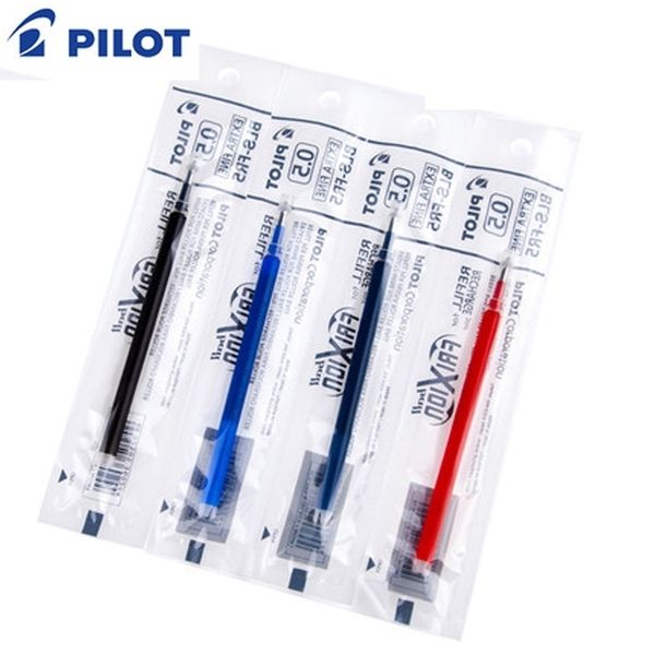 12 шт. Pilot Frixion Thermal Delasable BLS-FR7 Пополнение 0.7 мм Magic Wipe Neutal Pen Refill для LFBK-23EF и LFB-20EF GEL-чернил 210330