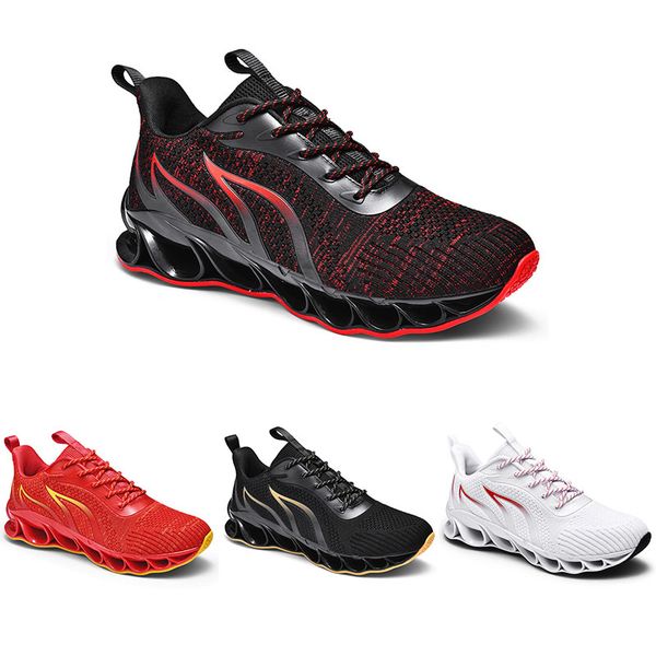 

excellent non-brand running shoes for men fire red black gold bred blade fashion casual mens trainers sports sneakers