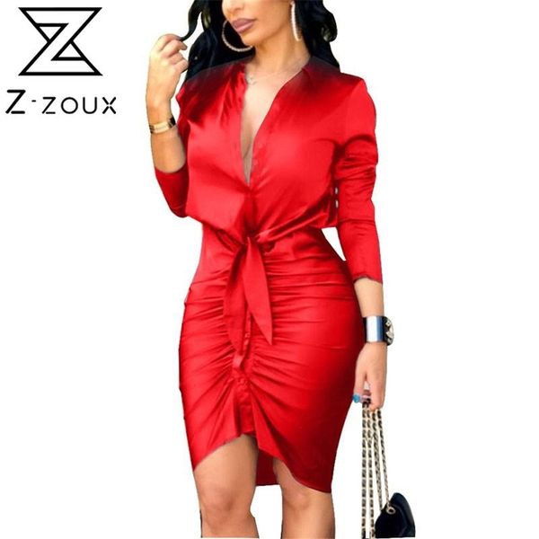 

women dress pleated long sleeve single breasted mini es slim hip plus size ladies summer es 210513, Black;gray