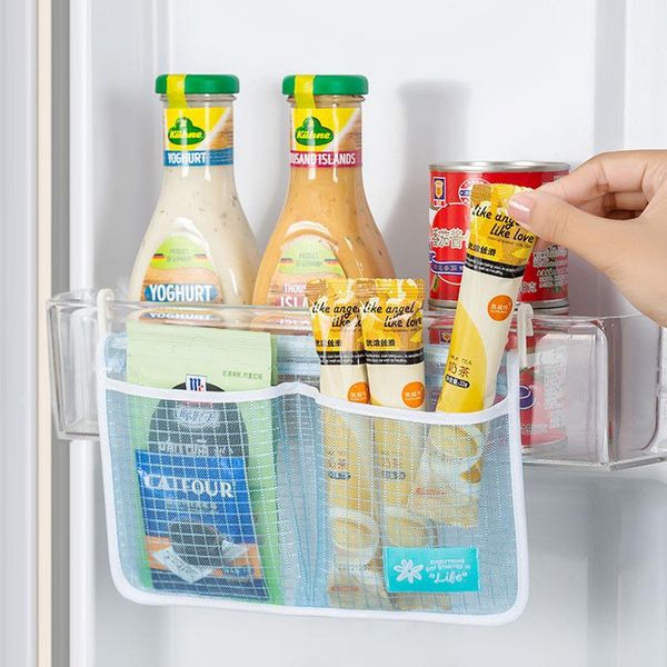 

storage bags refrigerator bag kitchen hanging net household sundries classified