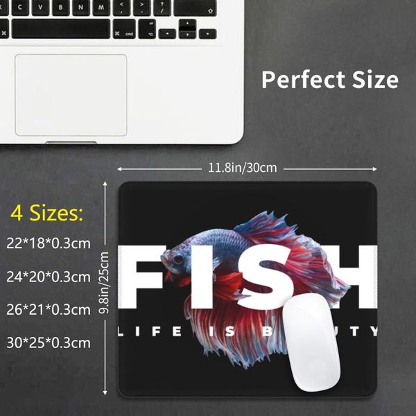 

mouse pads & wrist rests betta life is beauty fighter fish pad diy print male