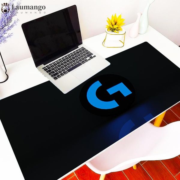 

mouse pads & wrist rests logicool logo pad gamer large 90x40 computer notebook mini pc mousepad xl carpet surface keyboard e-sports games de