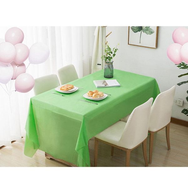 

table cloth 137x274cm simple tablecloth one-time peva plastic el restaurant birthday party business event desktop