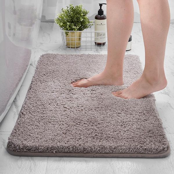 

bath mats high plush thick bathroom mat carpet non-slip absorbent fast door
