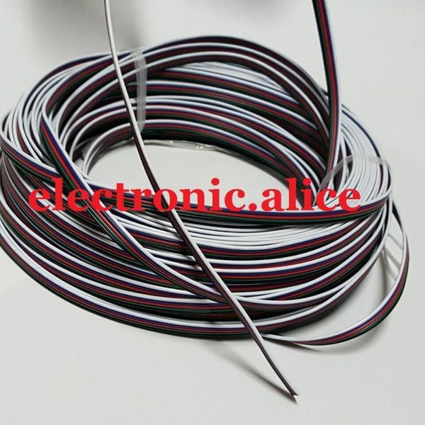 

-100m extension cable line for rgbw rgbww led strip 5pin cord wire strips