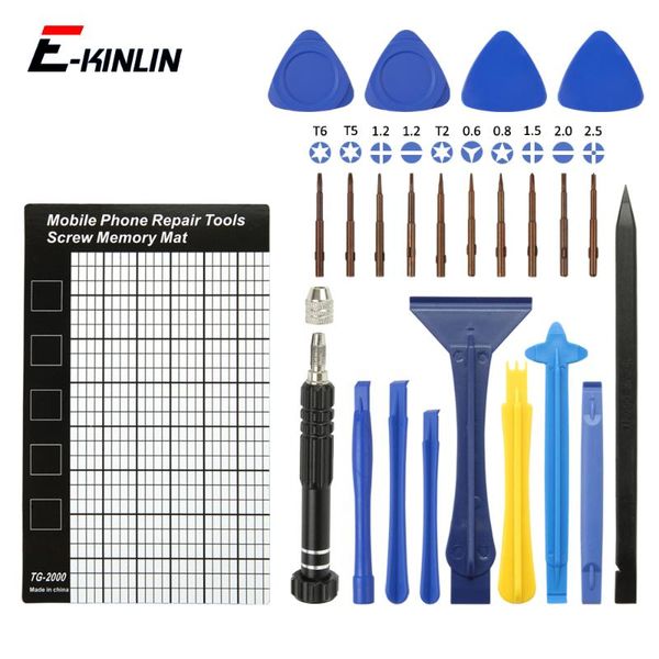 

in 1 torx cross pentalobe screwdriver screw bits bolt spudger pry crowbar magnetic memory pad mat mobile phone opening tools cell repairing