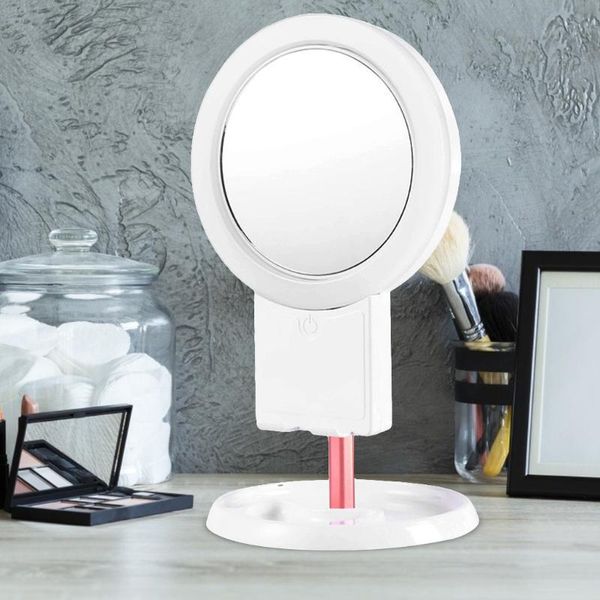 

compact mirrors 10 times magnification led makeup mirror with light ladies
