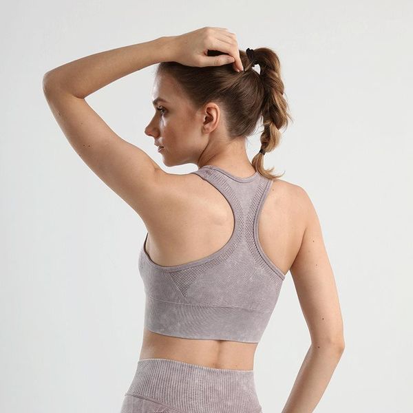 

seamless sports bra running shockproof vest women's underwear yoga clothes tight fitness outfit